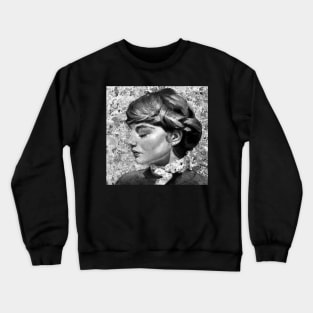 Movie star vintage print lady Crewneck Sweatshirt